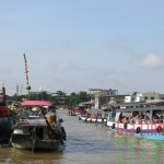 Floating market, Mekong Delta, Vietnam-Cambodia, Vietnam, Laos and Myanmar Tour 20 Days
