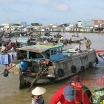 Floating market in Mekong Delta, Vietnam-Thailand and Vietnam tour 20 days