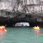 Kayaking in Ha Long Bay, Vietnam- Myanmar, Thailand, Laos and Vietnam tour 26 days