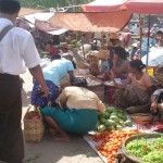Local market in Myanmar - Laos, Vietnam and Myanmar tour 18 days