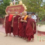 Monks in Myanmar - Myanmar and Laos Tour 22 Days