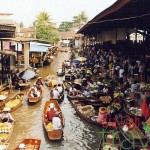 Damnern Saduak floating market-Thailand cooking 9 days tour