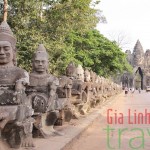 South Gate of Angkor Thom-Cambodia 7 Day Heritage Tour